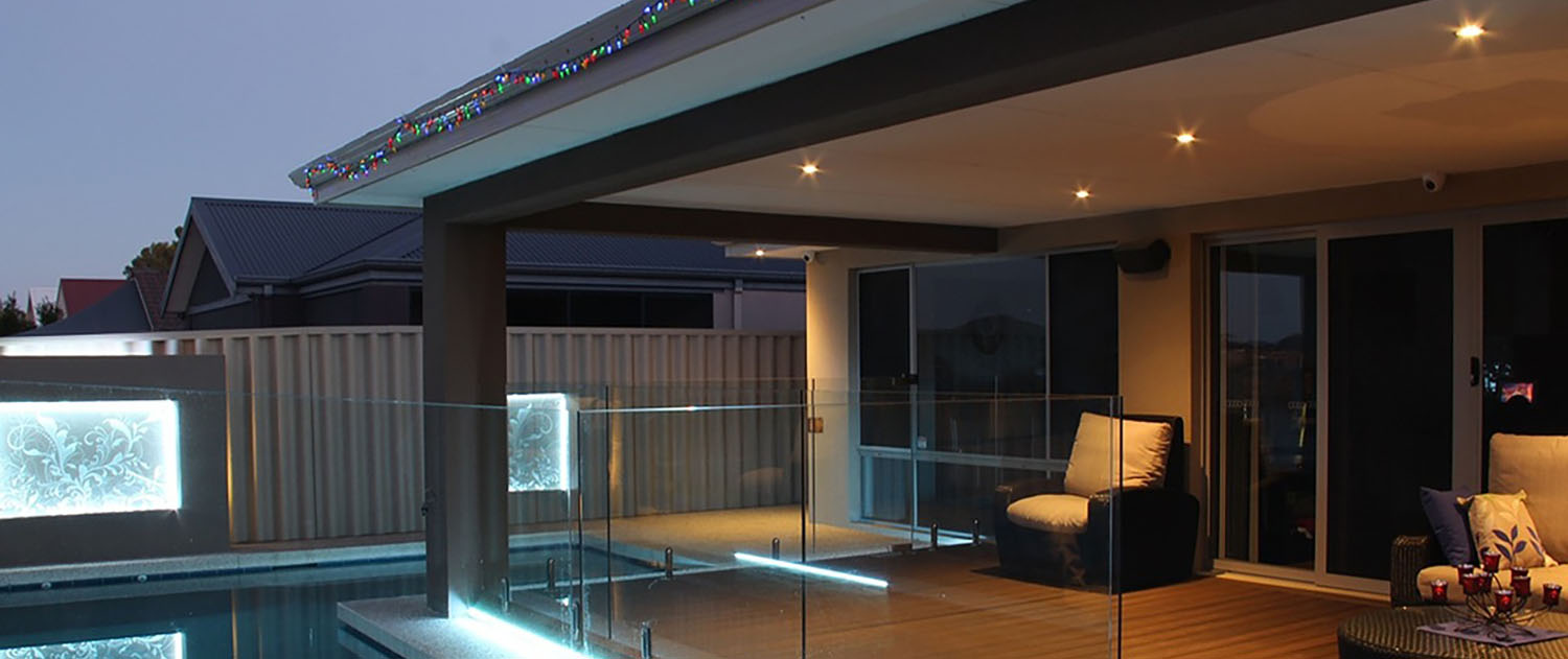 Exterior Green Kiva Lighting